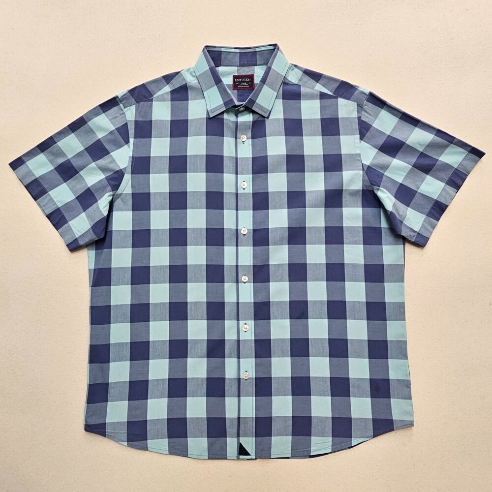 UNTUCKit Short Sleeve Button Down L - Picture 2 of 6